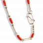 ST016 Coral Bracelet in Sterling Silver
