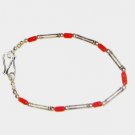 ST502 Coral Bracelet in Sterling Silver