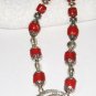 ST102 Coral Necklace in Sterling Silver