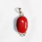 PN158 Coral Pendant in Sterling Silver
