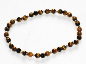 ST161 Tiger's Eye Bracelet in Sterling Silver