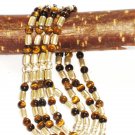 ST272 Tiger's Eye Bracelet in Sterling Silver