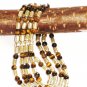 ST272 Tiger's Eye Bracelet in Sterling Silver