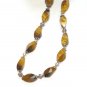 ST365 Tiger's Eye Necklace in Sterling Silver