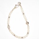 ST177  Pearl Bracelet in Sterling Silver