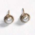 ER058 Pearl Earrings in Sterling Silver
