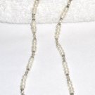 ST098  Pearl Necklace in Sterling Silver