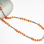 ST506 Carnelian Necklace in Sterling Silver