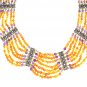 ST575 Carnelian Necklace and Earrings in Sterling Silver