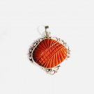 PN141 Carved Carnelian Pendant