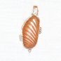 PN499 Carved Red Jasper Pendant