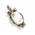 ST220 Mother of Pearl Pendant in Sterling Silver
