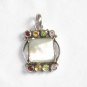 ST221 Mother of Pearl Pendant in Sterling Silver