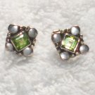 ER063 Peridot Earrings in Sterling Silver