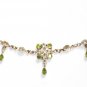 ST243 Peridot Necklace in Sterling Silver