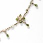 ST243 Peridot Necklace in Sterling Silver