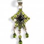 ST241 Peridot Pendant in Sterling Silver