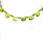 ST592 Peridot Necklace and Earrings Set in Sterling Silver