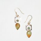 ST612 Agate Earrings in Sterling Silver