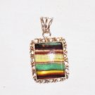PN091 Agate Pendant in Sterling Silver