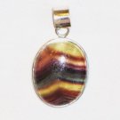 PN098 Agate Pendant in Sterling Silver