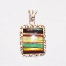 PN101 Agate Pendant in Sterling Silver