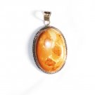 PN135 Agate Pendant in Sterling Silver