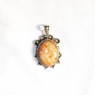PN143 Agate Pendant in Sterling Silver