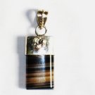 PN211 Agate Pendant in Sterling Silver