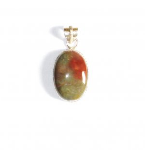 PN234 Agate Pendant in Sterling Silver