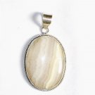 PN235 Agate Pendant in Sterling Silver