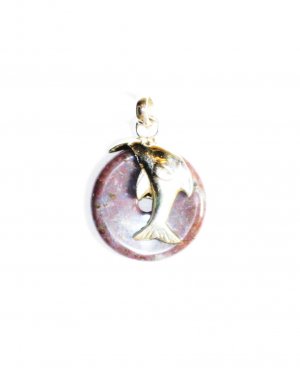 PN241 Agate Pendant in Sterling Silver