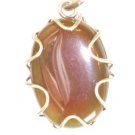 PN461 Agate Pendant in Sterling Silver