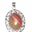 ST417 Agate Pendant in Sterling Silver
