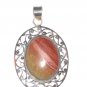 ST417 Agate Pendant in Sterling Silver
