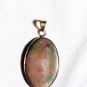 PN224 Unakite Pendant in Sterling Silver