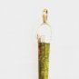 PN365 Unakite Bullet Pendant in Sterling Silver