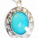 PN294 Opalite Pendant in Sterling Silver