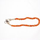 ST176 Carnelian Bracelet in Sterling Silver