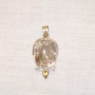 PN396 Amber Pendant in Sterling Silver