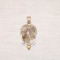 PN396 Amber Pendant in Sterling Silver