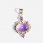 PN162 Amethyst Pendant in Sterling Silver