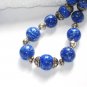 ST046 Blue Jasper Necklace in Sterling Silver