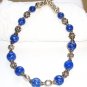 ST105 Blue Jasper Necklace in Sterling Silver