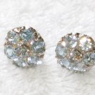 ER093 Blue Topaz Earrings set in sterling silver