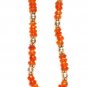 ST159 Carnelian Necklace in Sterling Silver