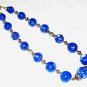 ST422 Blue Jasper Necklace in Sterling Silver