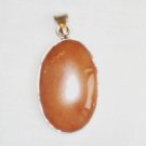 PN083 Carnelian Pendant in Sterling Silver