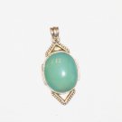 PN088       Chalcedony Pendant in Sterling Silver