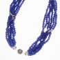 ST520 Blue Jasper Necklace in Sterling Silver